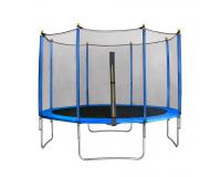 Kék trambulin fekete védőhálóval  - 183cm